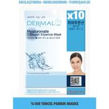 Dermal 10'lu Hyaluronate Özlü Tek Kullanımlık Cilt Bakım Maskeleri