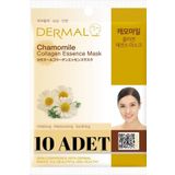 Dermal 10x23 gr Papatya Özlü Kolajen Yüz Maskesi
