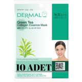 Dermal 10x23 gr Yeşil Çay Özlü Nemlendirici Kolajen Maskesi