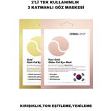 Dermal 3 Katmanlı Flash Foil Göz Altı Torbalarına Karşı Kağıt Göz Maskesi 2 Adet