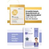 Dermal 3 Katmanlı Gold Göz Maskesi 4 gr. ve Beyazlatıcı Nemlendirici ve Arındırıcı Arbutin Kolajen Maske 25 gr.