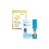 Dermal 3 Katmanlı Göz Maskesi ve Arındırıcı ve Pürüzsüzleştirixci Aqua Maske Seti - Option-1