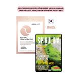 Dermal 3 Katmanlı Rose Gold Göz Maske ve Nem Bombası, Canlandırıcı, %100 Pamuk Spirulina Maske Seti