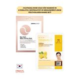 Dermal 3 Katmanlı Rose Gold Göz Maskesi ve Aydınlatıcı, Destekleyici Ve Nemlendirici Limon Özlü Kolajen Mas