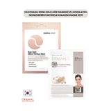 Dermal 3 Katmanlı Rose Gold Göz Maskesi ve Aydınlatıcı, Nemlendirici Inci Özlü Kolajen Maske Seti