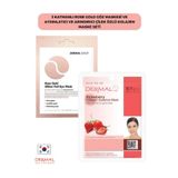 Dermal 3 Katmanlı Rose Gold Göz Maskesi ve Aydınlatıcı Ve Arındırıcı Çilek Özlü Kolajen Maske Seti