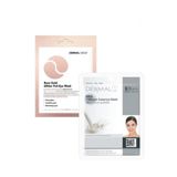 Dermal 3 Katmanlı Rose Gold Göz Maskesi ve Sıkılaştırıcı, Nemlendirici Ve Besleyici Süt Özlü Kolajen Maske