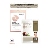 Dermal 3 Katmanlı Rose Gold Göz Maskesi ve Yenileyici, Besleyici Ve Nemlendirici Salyangoz Özlü Kolajen Mas