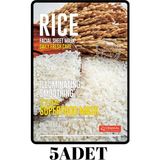 DERMAL 5 ADET Superfood Pirinç Yüz Maskesi Aydınlatıcı ve Pürüzsüzleştirici - 2