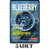 Dermal 5x25 gr Yaban Mersini It's Real Super Gıda Yüz Maskesi