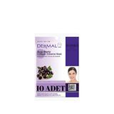 Dermal Acai Çileği Sıkılaştırıcı Ve Nemlendirici 10'lu Yüz Maskesi - Beyaz