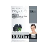 Dermal Arındırıcı ve Pürüzsüzleştirici Kömür Özlü Kolajen Maske X10 Adet - Option-1