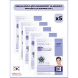 Dermal Beyazlatıcı, Nemlendirici Ve Arındırıcı Arbutin Kolajen Maske 23gr 5 Adet