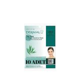 Dermal Çay Ağacı Kolajen Sebum Kontrolü Yatıştırıcı Canlandırıcı 10'lu Yüz Maskesi - Beyaz