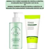 Dermal Cıca X Mide Centella Asiatica Özlü Temizleme Yağı Ve Cicaplus Temizleme Köpüğü