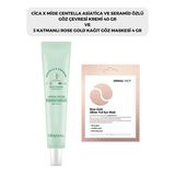 Dermal Cıcaxmıde Göz Çevresi Kremi 40 Gr Ve Dermal 3 Katmanlı Rose Gold Göz Maskesi 4 Gr
