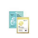 Dermal Dermal Pdrn Eriyen Maske Nemlendirici Cilt Onarıcı Şeffaf Jel Maske 34 Gr Ve Göz Maskesi Gold 4 Gr. - Mavi