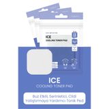 Dermal Ice Cooling Toner Pad Nemlendirici Soğutucu Tonik Ped Cilt Bakım Pedi 12 Adet