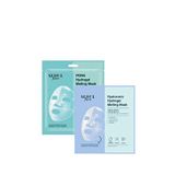 Dermal Pdrn Hydrojel Eriyen Maske Nemlendirici Şeffaf Jel Yüz Maskesi 34 Gr + Hyalüronik Eriyen Yüz Maskesi 34 Gr - Mavi