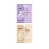 Dermal Pirinç Ve Peptid Glow Nemlendirici Onarıcı Eriyen Kore Yüz Maskesi Seti 34 Gr - Beyaz