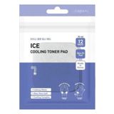 Dermal Tüm Cilt Tipleri için Nemlendirici Ice Cooling Toner Pad 12 Adet