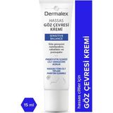 Dermalex Göz Çevresi Bakım Kremi 15 ml Hassas Ciltler İçin Gün Boyu Tazelik Sağlar