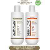 Dermalog Saç Düzleştirici Keratin Brezilya Fönü 500 ML + Dermalog Tuzsuz Şampuan 500 ML