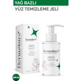 Dermaluire Yüz ve Makyaj Temizleme Yağı, Yüz ve Vücut Temizleyici ( Niasinamid, Gliserin, Lavanta Özü ) 200 ml