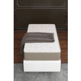 Derman 1 adet 90x190 cm Basic (21cm) Full Ortopedik Lux Bamboo Yaylı Yatak, Çift Taraflı Kullanım, Yüksek Konfor