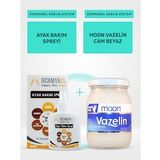 Dermanel Ayak Bakım Spreyi+Moon Vazelin Cam Beyaz
