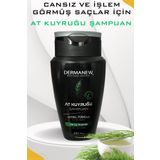 dermanew hair At Kuyruğu Şampuan - Yıpranmış Ve Geç Uzayan Saçlar Için - Onarıcı Bakım Şampuanı - Hızlı Saç Uzatma