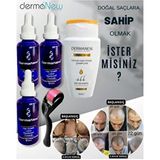 DermaNew Hair Dermanew 3 Parça Saç Bakım Seti - Suya Dayanıklı Serum Ve Yağ İle Besleyici Etki Sağlar