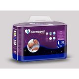 Dermaped Gece Large 100-150 cm 30'lu Bel Bantlı Yetişkin Hasta Bezi