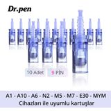 Dermapen İgnesi - Mavi (9 İgneli - 10 Adet)