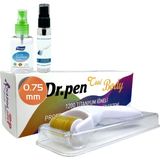 Dermaroller 0.75 mm Titanyum 1200 Iğneli Orijinal Derma Roller Dezenfektan Hediyeli