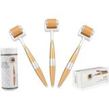 Dermaroller 1.50 mm Titanyum 540 Iğne Vücut Derma Roller ve 30 ml Dezenfektan