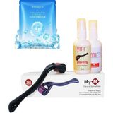 Dermaroller Seti Titanyum 1.00MM Iğne Maske ve Dezenfektan