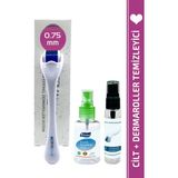 Dermaroller Titanyum 540 Iğne 0.75MM Orijinal Derma Roller Dezenfektan Hediyeli