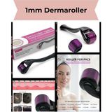 Dermaroller Titanyum Uçlu 1 mm 540 Iğneli - Iğneli Cilt Yüz Vücut Yenileme Masaj Aleti
