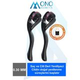 Dermaroller Titanyum Uçlu Iğneli 0.30MM - Kaş Kirpik Çıkarmaya Yardımcı Cilt, Yüz Için Bakım Tarak