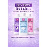 Dermastudio Robot Supurge Deterjani Seti 3 X 1 Litre Lavanta – Beyaz Sabun – Pudra