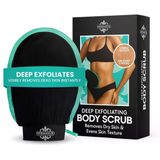 Dermasuri Yumuşak Ciltler Için Derin Peeling Eldiveni Vücut Peelingi - Peeling Eldiveni Cilt Temizleyici - Kadınlar Erkekler Için Cilt Bakım Setinin Bir Parçası - Ölü Veya Kuru Cildi Tem
