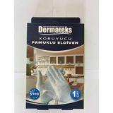 Dermateks Koruyucu Pamuklu Eldiven Small - Mavi