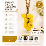 Dermaun Dekoratif Üzüm Salkımı Sabun Vanilya 160GR