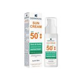 Dermavia SPF50+ 100 ml Akneye Meyilli Ciltler İçin Güneş Kremi