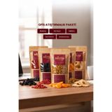 Derme Ofis Atıştırmalık Paketi ( Blueberry, Gojiberry, Şekersiz Ananas Kurusu, Kayısı, Kuru Üzüm ) Granola Hediye