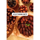 Derme Online Derme 4lü Hurma Tadım Seti Kudüs, Medine, Sugai ve Acve (4 x 125 g Toplam 500 g) 500 Gram