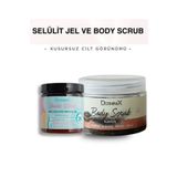 Derminix Kahveli Vucut Peelingi + Selulit Karsiti Jel Firsat Paketi