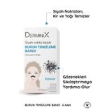Derminix Kömürlü Siyah Nokta Karşıtı Burun Temizleme Bandı