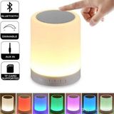 DermiTech CL-671 Touch Lamp Oda Lambası Portable Speakser Renkli Gece Lambası Bluetooth Hoparlör